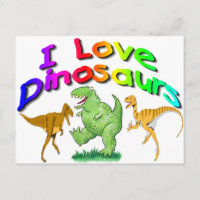 Regalos de "I Love Dinosaurs" para niños
