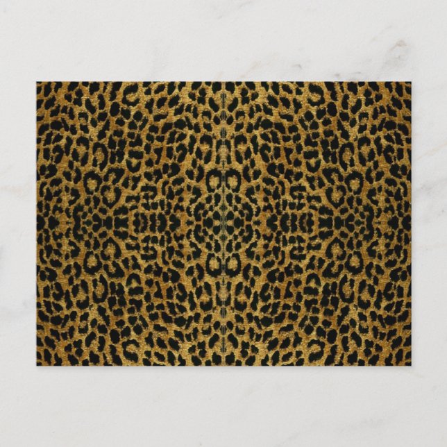 Postal Regalos de impresión de leopardo rocoso RAB (Anverso)
