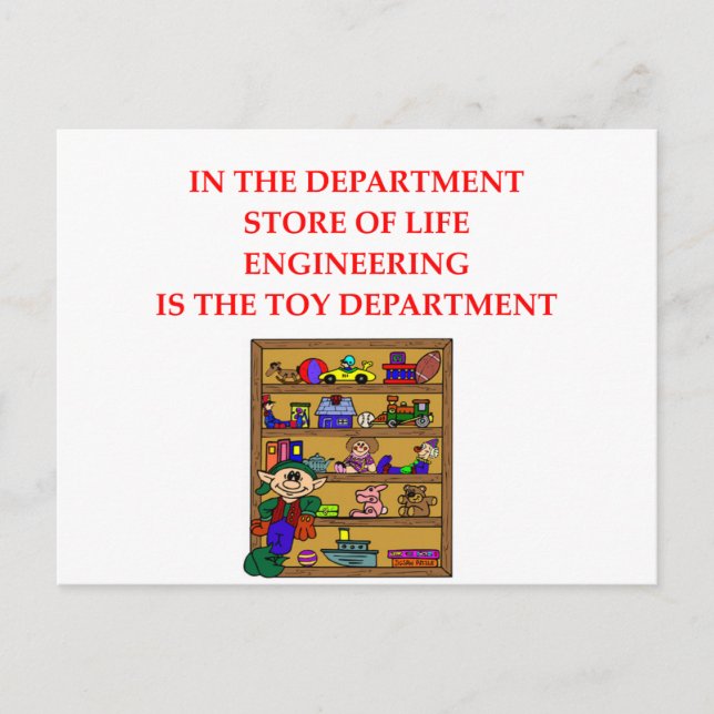 Postal regalos de INGENIERÍA (Anverso)