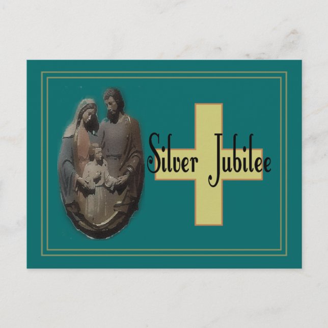 Postal Regalos De Jubileo De Plata Para Las Monjas (Anverso)