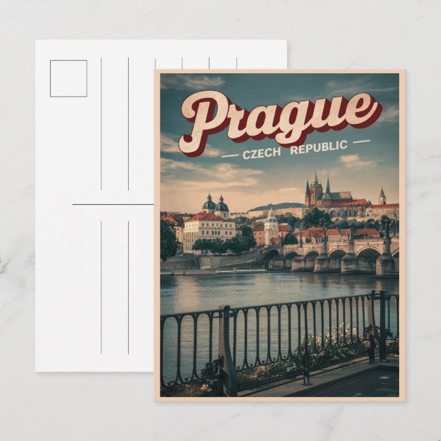 Postal regalos de la república checa de praga de viaje vi (Anverso / Reverso)