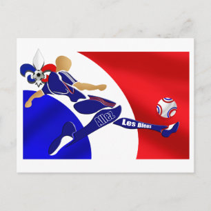 Postal Regalos de la Voleibol Francés Allez Les Bleus