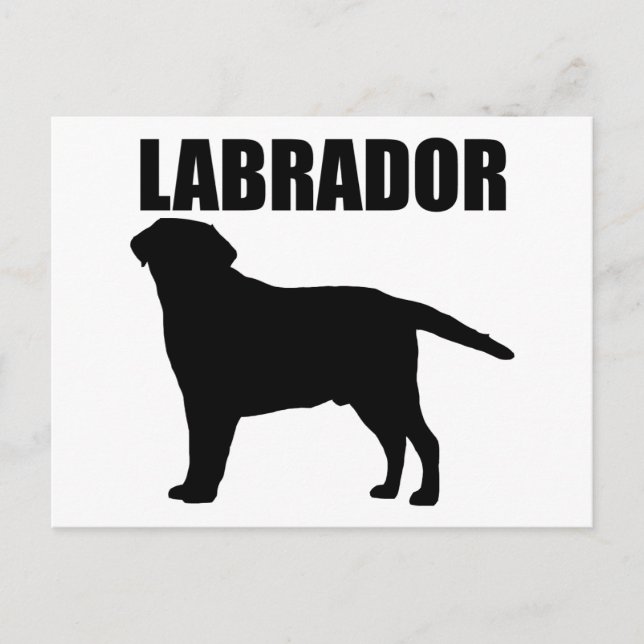 Postal ¡Regalos de Labrador! (Anverso)