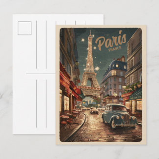 Postal Regalos de las antiguas calles vintage de la Torre