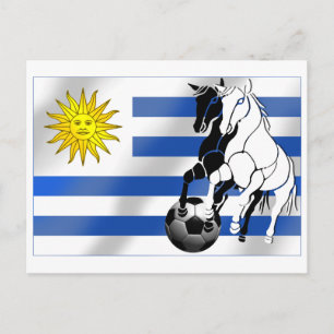 Postal Regalos de los Futbol de Uruguay en el año 2010