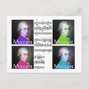 Postal Regalos de Mozart Lovers