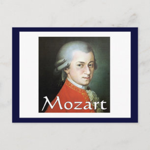 Postal Regalos de Mozart para amantes de la música