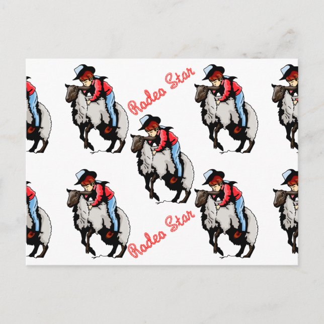 Postal Regalos de Mutton Busting (Anverso)