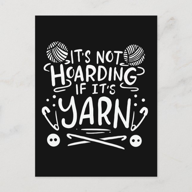 Postal Regalos de punto de crocheting (Anverso)