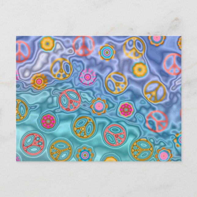 Postal Regalos de ropa de olas oceánicas tranquilas de lo (Anverso)