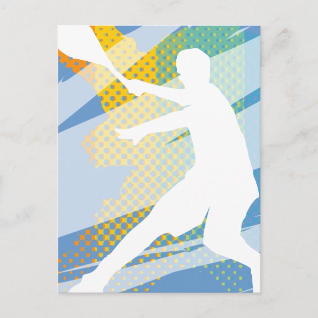 Postal Regalos de tenis para los jugadores de tenis y los (Anverso)