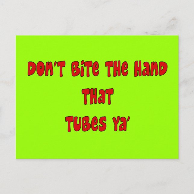 Postal Regalos de terapia respiratoria (Anverso)