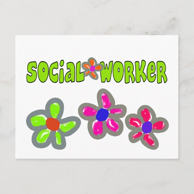 Postal Regalos de trabajadores sociales (Anverso)