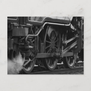 Postal Regalos de trenes de locomotoras con motor de vapo