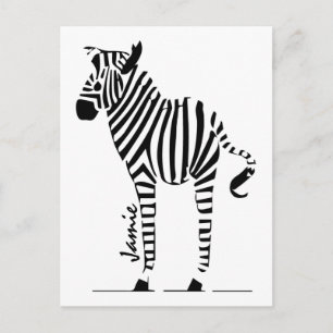 Postal Regalos de Zebra Lovers