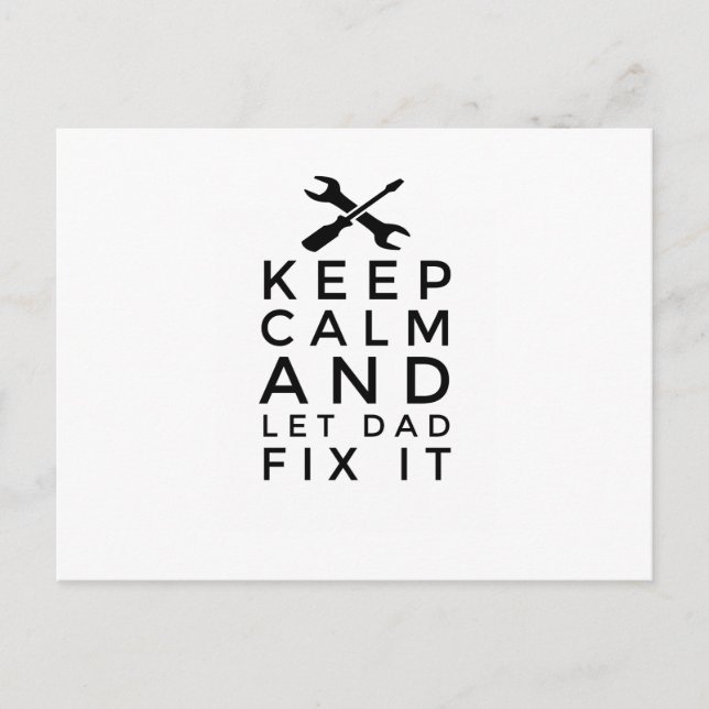 Postal Regalos Del Día Del Padre Para Papá (Anverso)