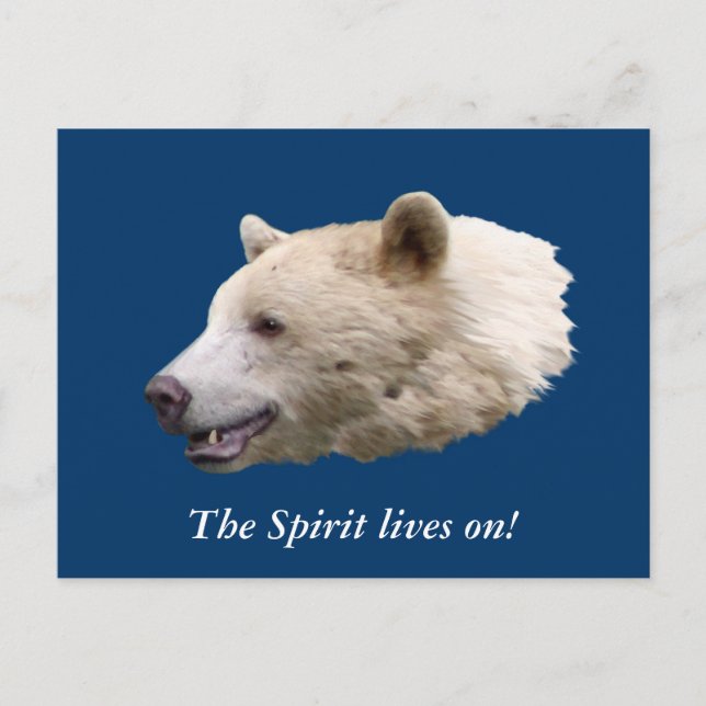 Postal Regalos del "Oso Espíritu" (Anverso)