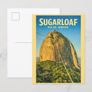 Postal Regalos del Pan de Azúcar, Río de Janeiro, Brasil