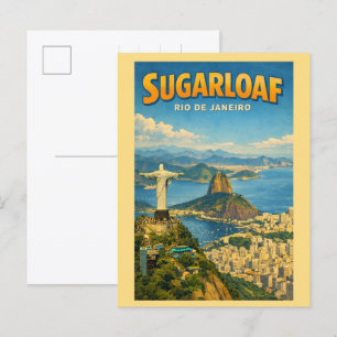 Postal Regalos del Pan de Azúcar Río de Janeiro Brasil