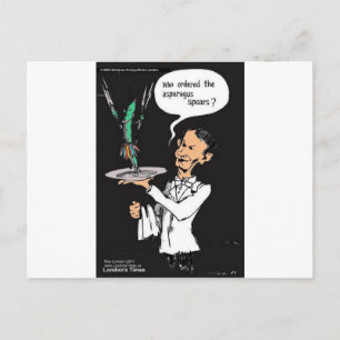 Postal Regalos Divertidos de Espárragos Camisetas Tazas y