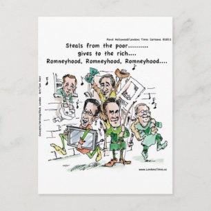 Postal Regalos divertidos de RomneyHood Tazas Camisetas T
