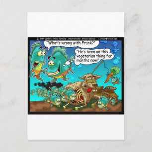 Postal Regalos divertidos y extravagantes de dibujos anim