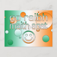 Regalos Gaélicos Irlandeses Gracias / Vete Raibh M