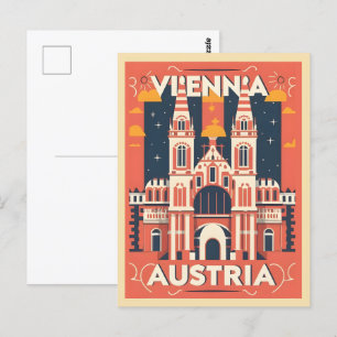 Postal Regalos ilustrados de austria de Viena