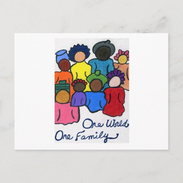 Postal Regalos multiculturales (Anverso)