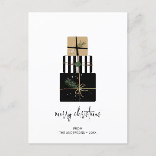 Postal Regalos navideños modernos