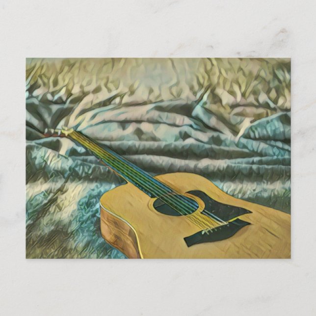 Postal Regalos para amantes de la guitarra (Anverso)