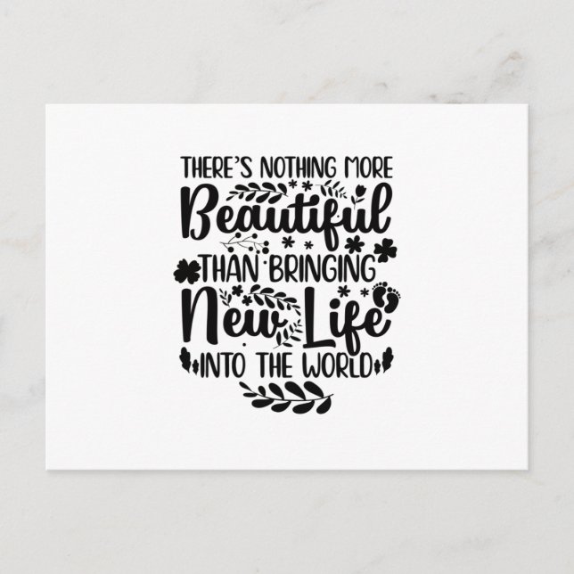 Postal Regalos para comadronas | Partera Maternidad Nacim (Anverso)