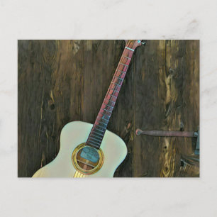 Postal Regalos para un guitarrista músico