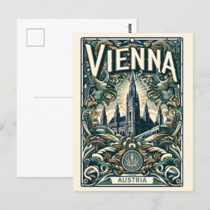 Postal Regalos vintage de Viena