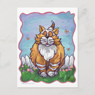Postal Regalos y accesorios para gatos de jengibre