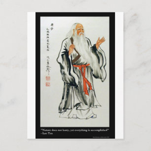 Postal Regalos y camisetas de la cita de Lao Tzu La natur