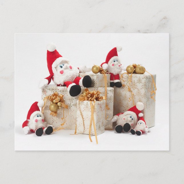 Postal Regalos y gnomos (Anverso)