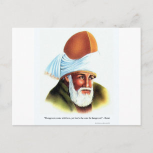 Postal Regalos y objetos coleccionables de resaca de Rumi