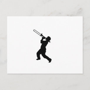 Postal Regalos y productos de diseño de "Trombone Player"