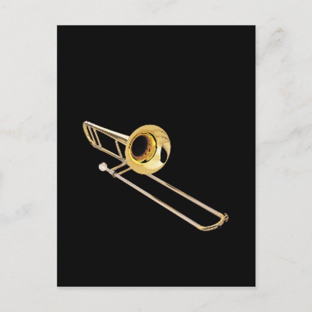 Postal Regalos y productos de diseño "trombone" (Anverso)