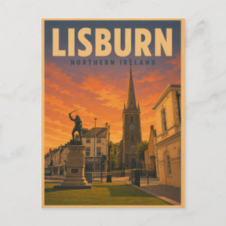 Postal Regalos y souvenirs vintage de Lisburn, Irlanda de