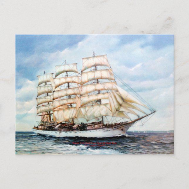 Postal Regata Cortty Sark/Cutty Sark Tall (Anverso)