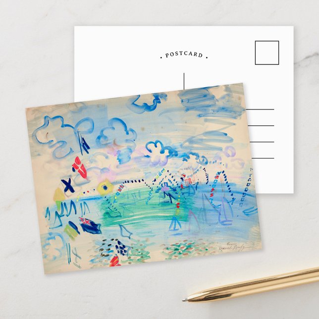 Postal Régates à Cowes | Raoul Dufy (Subido por el creador)