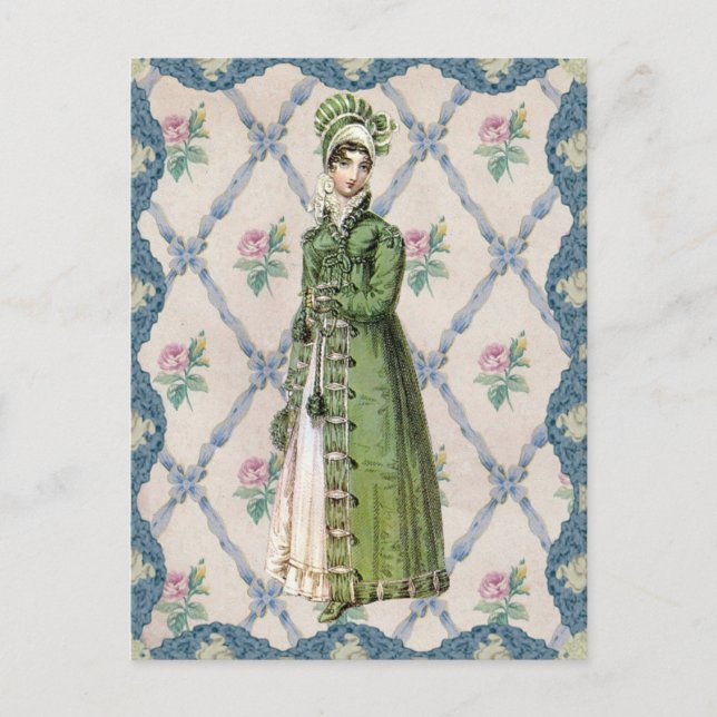 Postal Regency Lady en Green (Anverso)