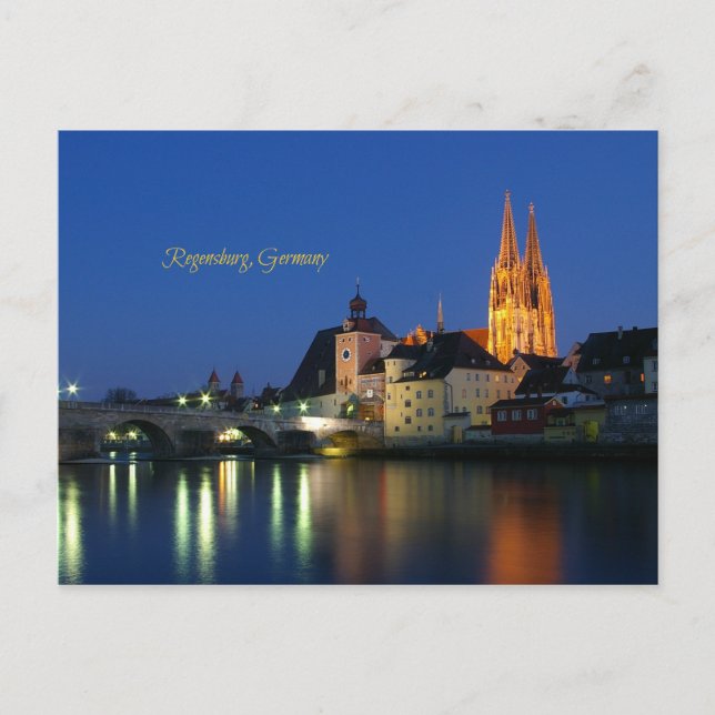 Postal Regensburg (Alemania) (Anverso)