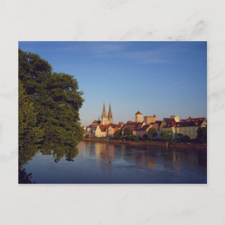 Postal Regensburg am Abend