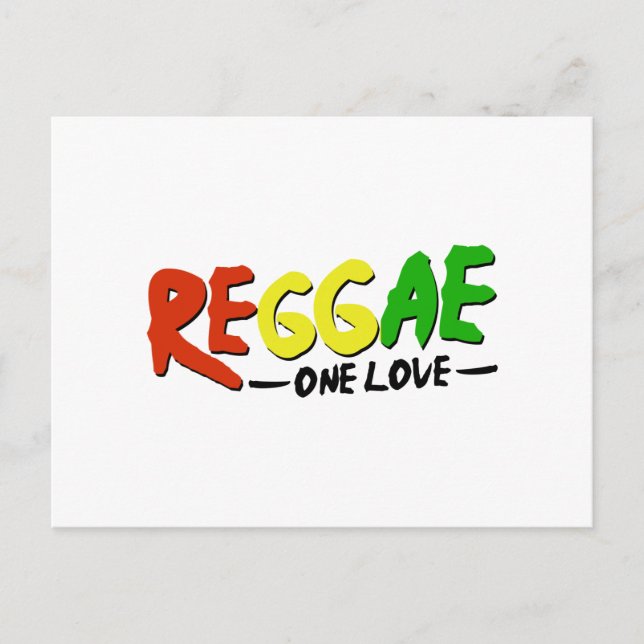 Postal Reggae One Love (Anverso)