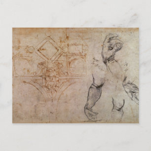 Postal Régimen para el techo sistino de capilla, c.1508