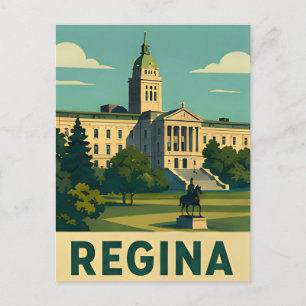 Postal 🏛️ REGINA — Grandeza Legislativa y Patrimonio de
