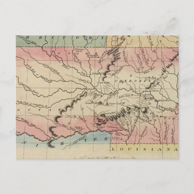Postal Región de Arkansas y Oklahoma (Anverso)
